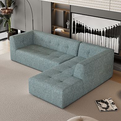 Merax Modular Combination Living Room Sofa Set, Modern Minimalist Sofa