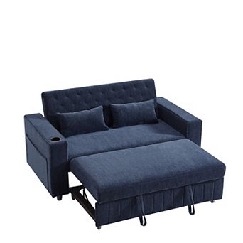 Merax Pull-out Sofa Bed Convertible Couch Loveseat Sofa Modern Sleeper Sofa