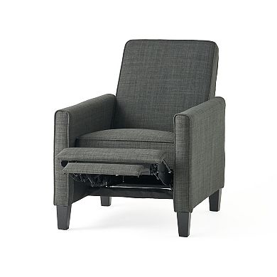 Merax Linen Push Back Recliner Chair - Modern Comfort for Living Room