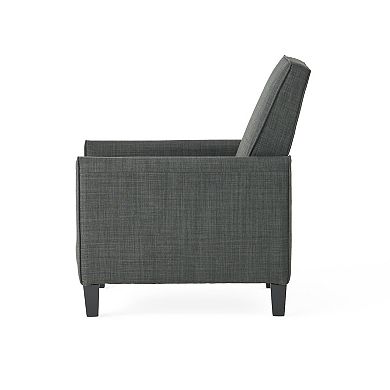Merax Linen Push Back Recliner Chair - Modern Comfort for Living Room