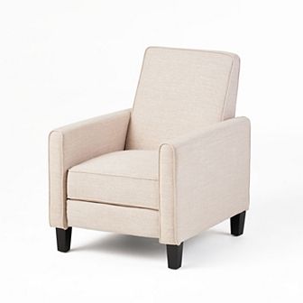 Merax Linen Push Back Recliner Chair - Modern Comfort for Living Room