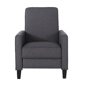 Merax Linen Push Back Recliner Chair - Modern Comfort for Living Room