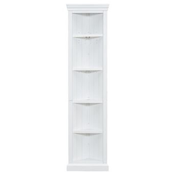 Merax 83.4"Tall Modern Corner Shelf,5 tier Corner Bookcase with LED Light