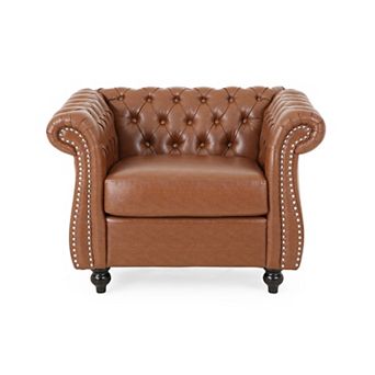 Merax Mirod Tufted Accent Chair, PU