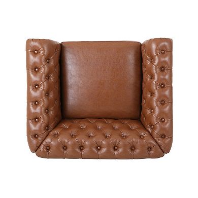 Merax Mirod Tufted Accent Chair, PU