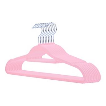 10 pc Non-Slip Velvet Hangers, 360-Degree Durable Space Saving Clothes Hangers for Closet, Pants