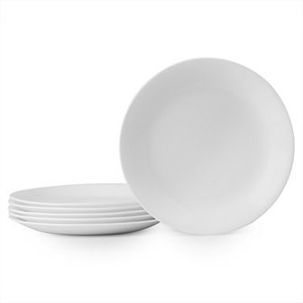 Corelle 6 pk Winter Frost White Salad Plates