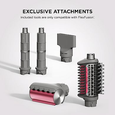 Shark® FlexFusion™ Hair Dryer & Air Styling System with Auto-Wrap Curlers & Concentrator (HD641)