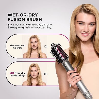 Shark® FlexFusion™ Hair Dryer & Air Styling System with Auto-Wrap Curlers & Concentrator (HD641)