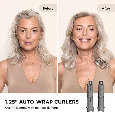 Shark® FlexFusion™ Hair Dryer & Air Styling System with Auto-Wrap Curlers & Concentrator (HD641)