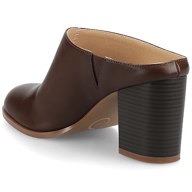 Journee Kendra Women's Open Heeled Pointed Toe Pumps