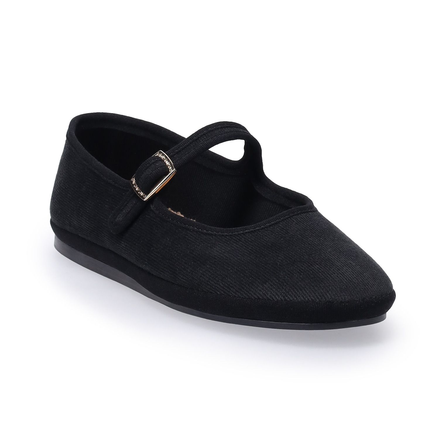 Женские балетки LC Lauren Conrad Cnoli Slip-On Mary Jane, цвет: Чёрный