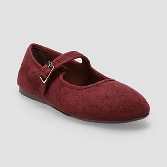 LC Lauren Conrad CNOLI Women's Slip-On Mary Jane Flats