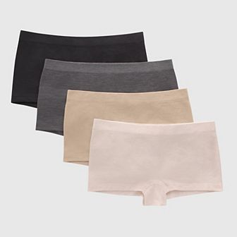 Girls 4-16 Hanes® Seamless Boyshorts Underwear 4 pk