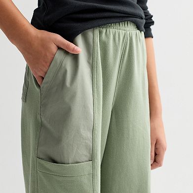 Girls 6-20 SO® Mixed Media Jogger in Regular & Plus Size