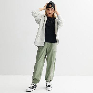 Girls 6-20 SO® Mixed Media Jogger in Regular & Plus Size