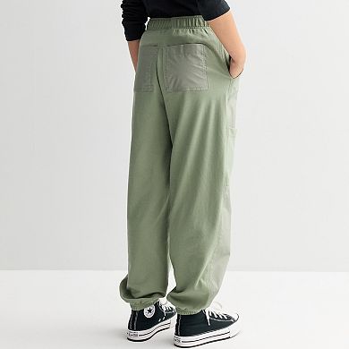 Girls 6-20 SO® Mixed Media Jogger in Regular & Plus Size