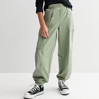 Girls 6-20 SO® Mixed Media Jogger in Regular & Plus Size