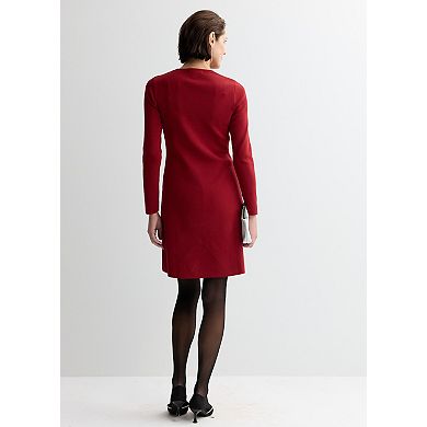 Women's London Times Long Sleeve Fit & Flare Sweater Dress