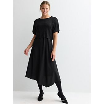Women's London Times Embellished Tee Twofer Dress