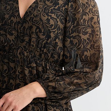 Women's Robbie Bee V-Neck Tiered Maxi Dress