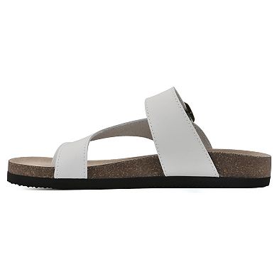 White Mountain Carly Women's Cushioned Slide Sandals