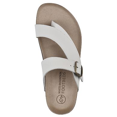White Mountain Carly Women's Cushioned Slide Sandals