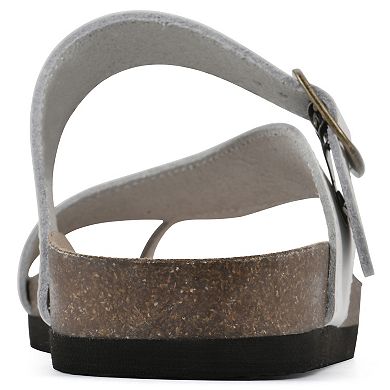 White Mountain Carly Women's Cushioned Slide Sandals