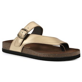 White Mountain Carly Women's Cushioned Slide Sandals
