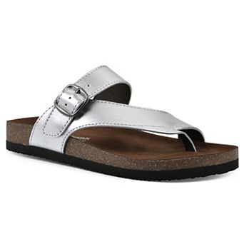 White Mountain Carly Women's Cushioned Slide Sandals