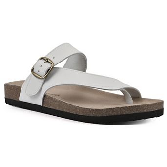White Mountain Carly Women's Cushioned Slide Sandals