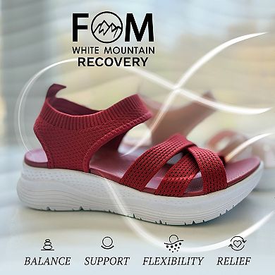 White Mountain FOM Charry Women's Recovery Slip-On Sandals