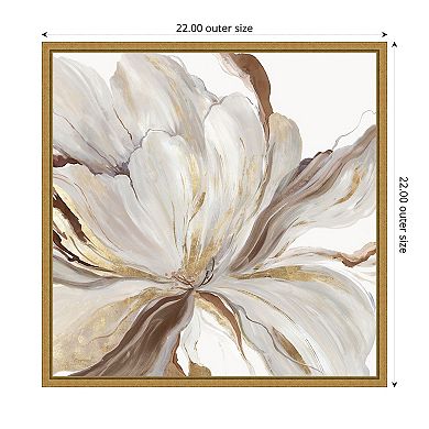 Amanti Art Butterfly Flower II by Asia Jensen Framed Canvas Wall Art Print