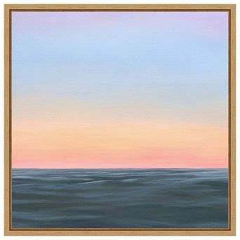 Amanti Art Sunrise Swim II by Grace Popp Framed Canvas Wall Art Print