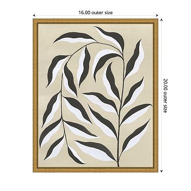 Amanti Art Emerging Weeds II by Grace Popp Framed Canvas Wall Art Print