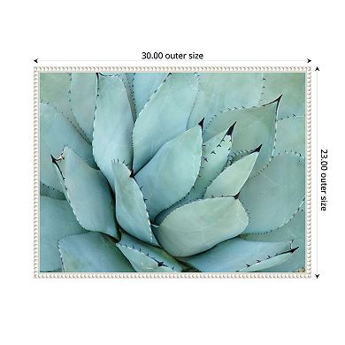 Agave Detail IV by Brittany Evans Framed Canvas Wall Art Print