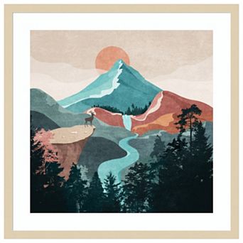 Acannis by Emel Tunaboylu Wood Framed Wall Art Print