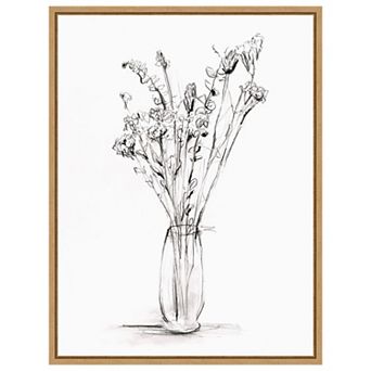 Amanti Art Wild Bouquet Study II by Ethan Harper Framed Canvas Wall Art Print