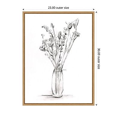 Amanti Art Wild Bouquet Study II by Ethan Harper Framed Canvas Wall Art Print
