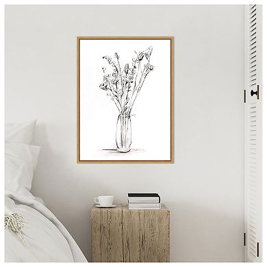 Amanti Art Wild Bouquet Study II by Ethan Harper Framed Canvas Wall Art Print