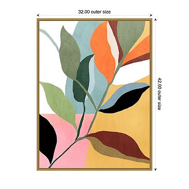 Amanti Art Bright Twig by PI Studio Framed Canvas Wall Art Print