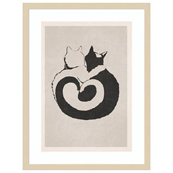 A3 Print By Bohonewart 3 by Emel Tunaboylu Wood Framed Wall Art Print