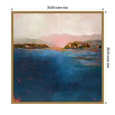 Amanti Art Still Water by Patrick Dennis Framed Canvas Wall Art Print