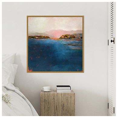Amanti Art Still Water by Patrick Dennis Framed Canvas Wall Art Print