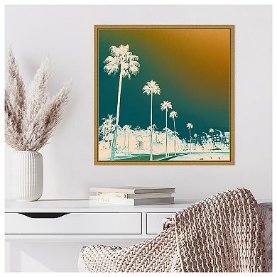 Amanti Art Hotel Drive by J:L Design Framed Canvas Wall Art Print
