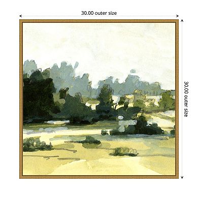 Amanti Art Bright Marshland I by Emma Caroline Framed Canvas Wall Art Print