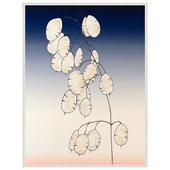 Amanti Art Money Plant II by Michael Willett Framed Canvas Wall Art Print