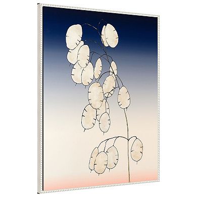 Amanti Art Money Plant II by Michael Willett Framed Canvas Wall Art Print