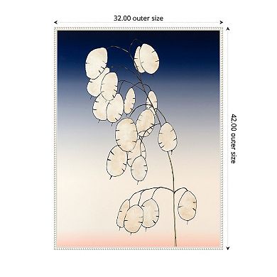 Amanti Art Money Plant II by Michael Willett Framed Canvas Wall Art Print