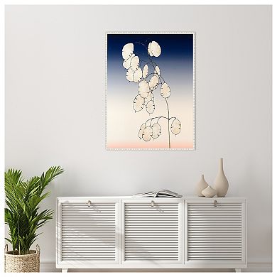 Amanti Art Money Plant II by Michael Willett Framed Canvas Wall Art Print